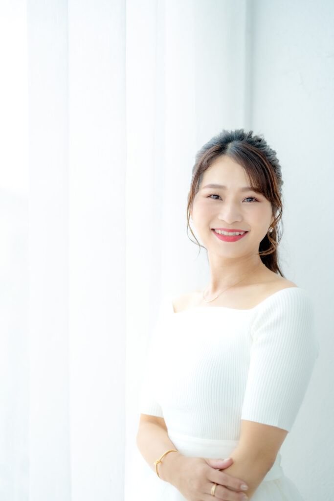 Rie Kamiya, developer of Ruforia Silk Powder